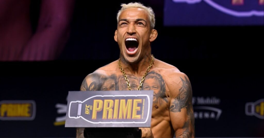 UFC star Charles Oliveira confirms plan to make July return: 'I'm breathing, I'm calm, but I want to fight' 3 Charles Oliveira weighs up welterweight leap after UFC 300 loss why not move up and do a big fight