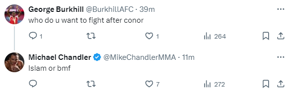 Michael Chandler shoots his shot, calls for Islam Makhachev, and a BMF title fight post-Conor McGregor 2 Michael Chandler