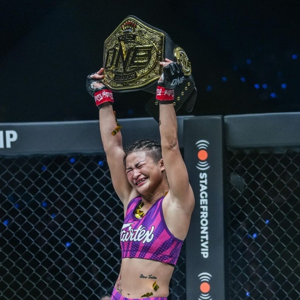 Stamp Fairtex out of June fight return with ONE Championship due to knee injury: '80% of her meniscus was torn off' 2 Stamp Fairtex