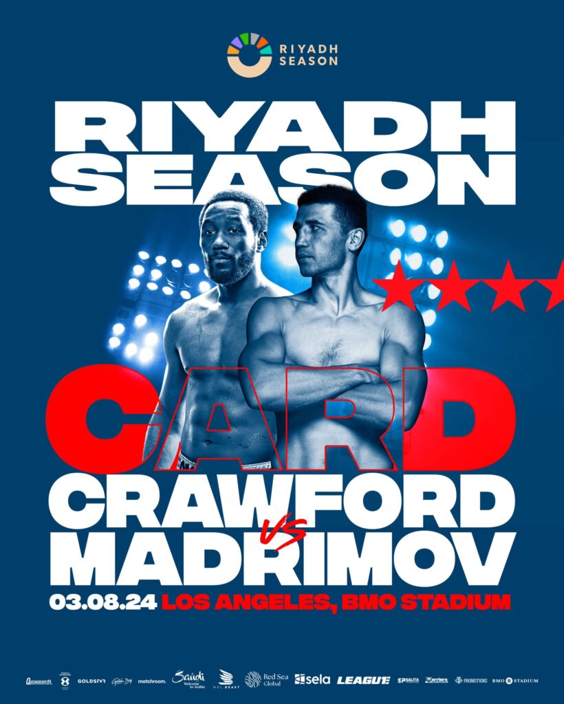 Terence Crawford vs Israil Madrimov Poster