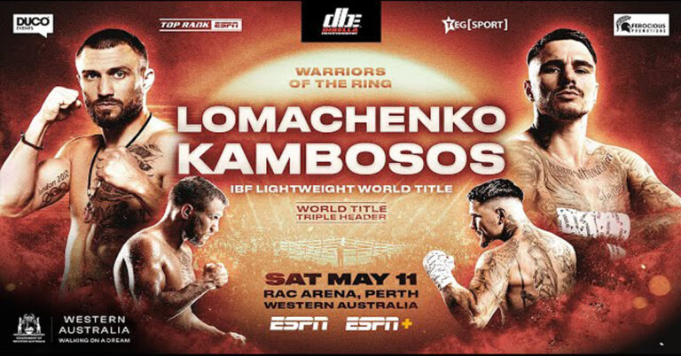 Vasiliy Lomachenko vs. George Kambosos Jr: Fight Card, Betting Odds, Start Time