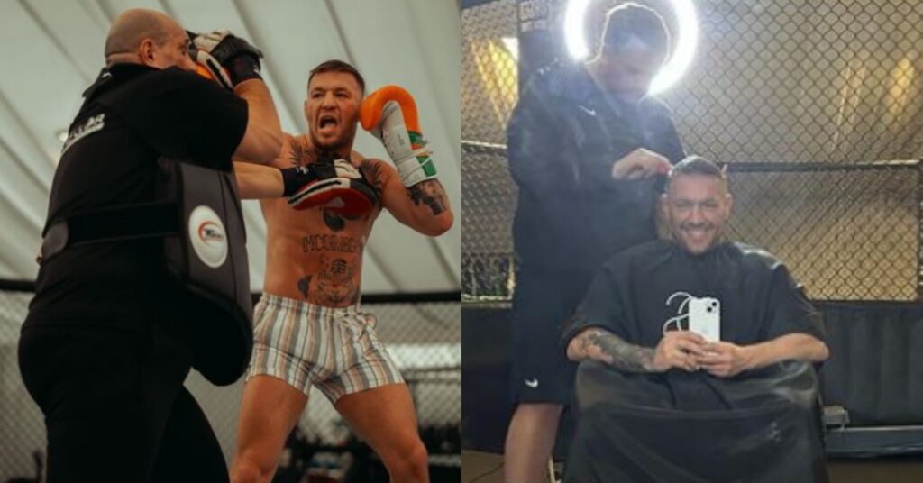 Conor McGregor gets drug tested and home haircut as camp for UFC 303 fight return begins