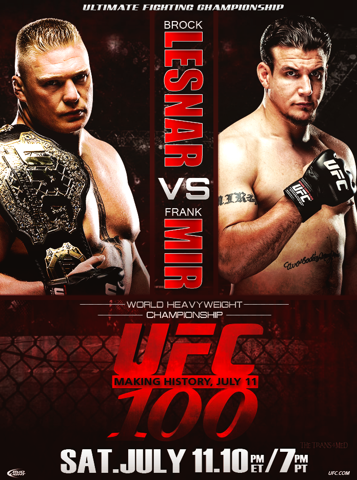 Brock Lesnar vs. Frank Mir at UFC 100