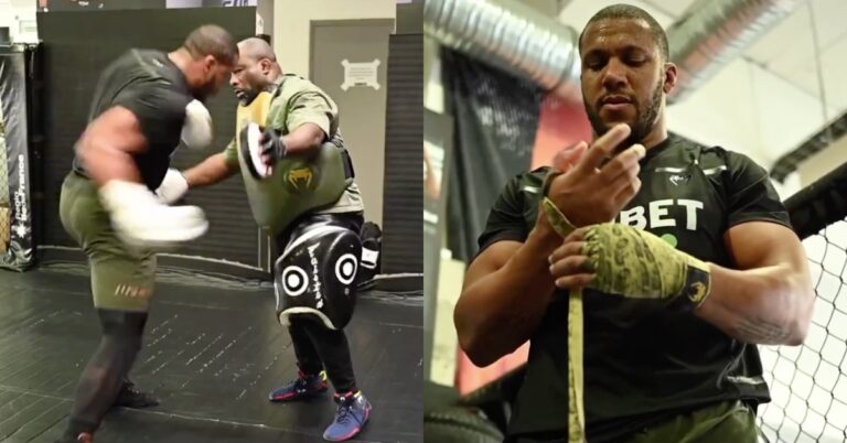 Ciryl Gane shows off new training footage amid links to UFC 304 title fight with Tom Aspinall