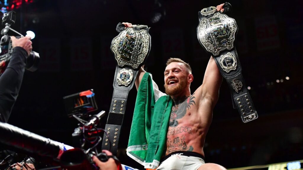 Conor McGregor two belts