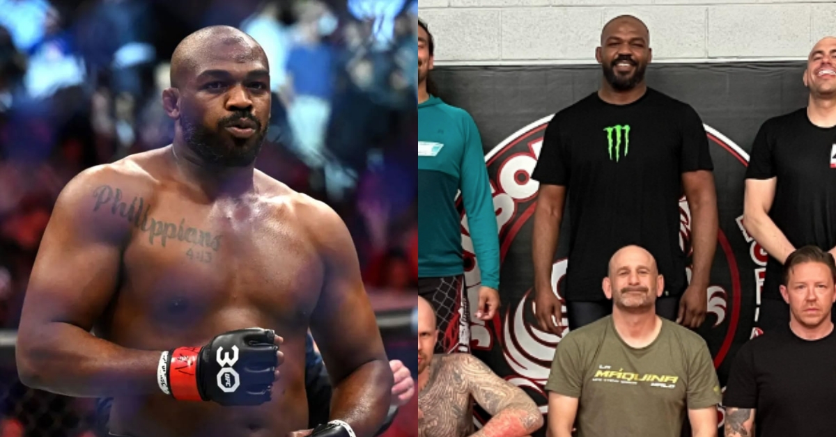 Photos – Jon Jones returns to training for first time since injury setback, teases UFC comeback: ‘And so it began’
