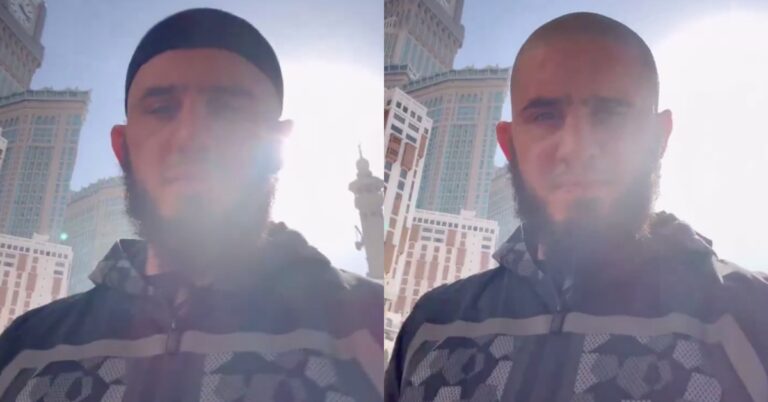 Video – Islam Makhachev shows off new shaved head amid links to June return fight with Dustin Poirier