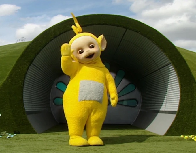 Conor McGregor announces Michael Chandler fight and squares off with a Teletubby, because why not? 5 Laa-Laa from the Teletubbies