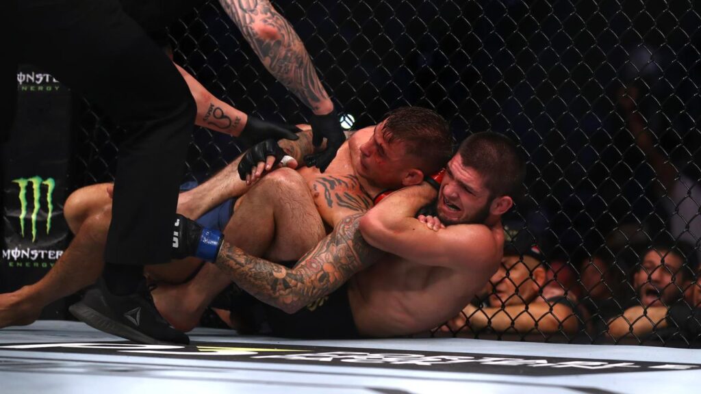 Dustin Poirier refused to give up on guillotine after being told 'no more' by coach Mike Brown at UFC 299 4 Dustin Poirier