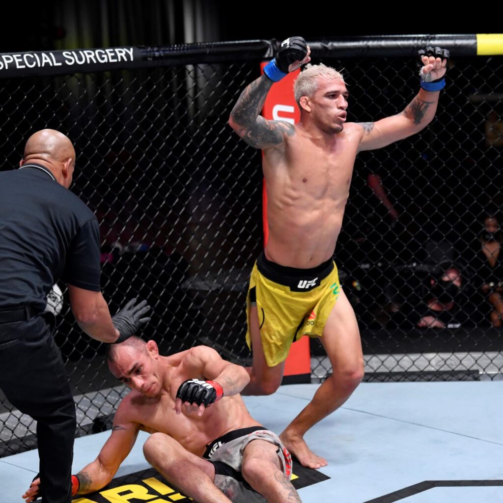 Tony Ferguson offered grappling match against Charles Oliveira on a future UFC Fight Pass Invitational card 3 Charles Oliveira and Tony Ferguson
