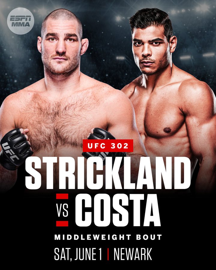 Sean Strickland nearly fought Khamzat Chimaev in Saudi Arabia before booking Paulo Costa fight at UFC 302 4 Sean Strickland vs. Paulo Costa