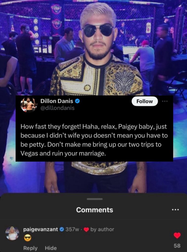 Dillon Danis on Paige VanZant