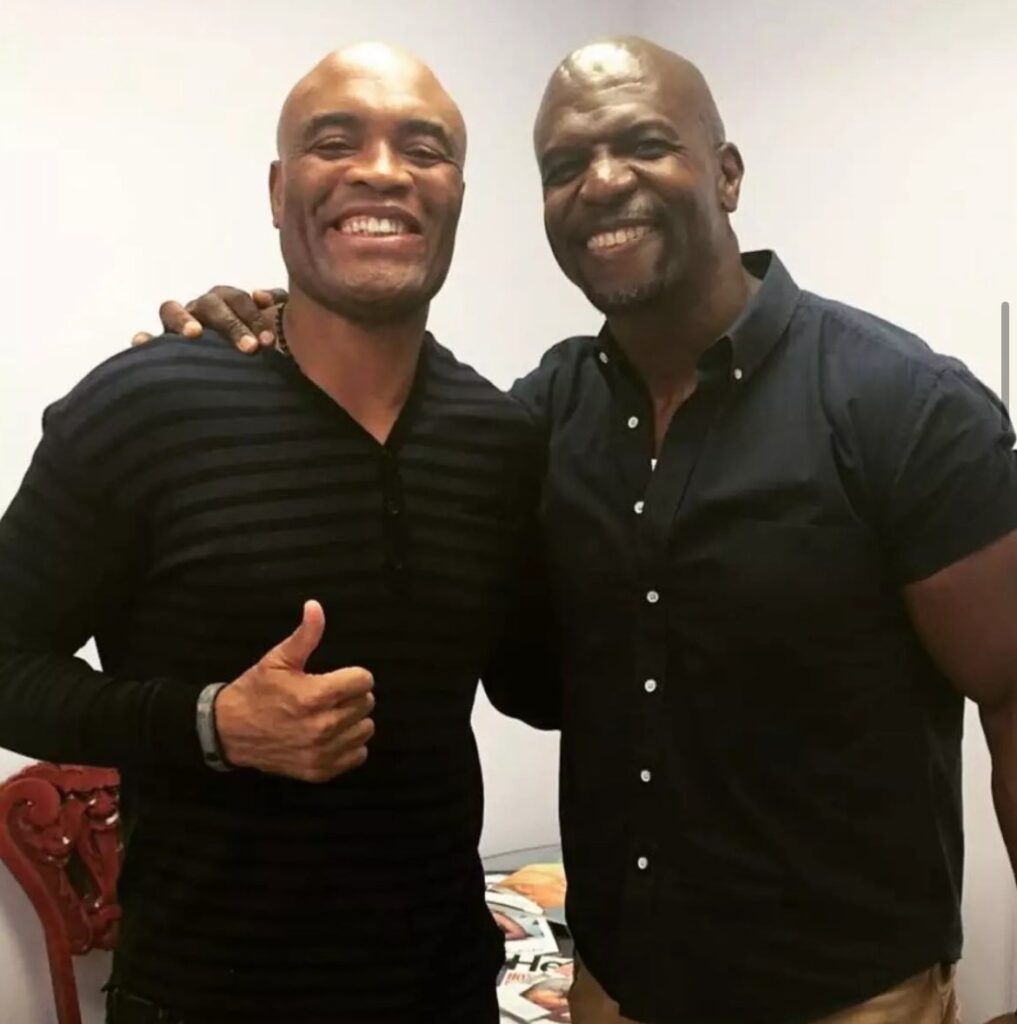 Terry Crews and Anderson Silva