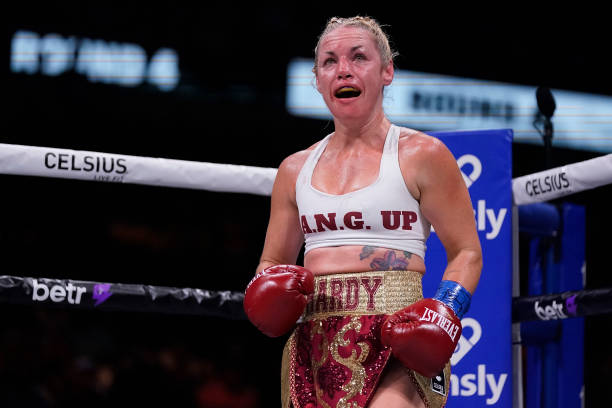 Ex-Boxing champion Heather Hardy hints at retirement from combat sports after 'Taking too much brain damage' 4 Heather Hardy