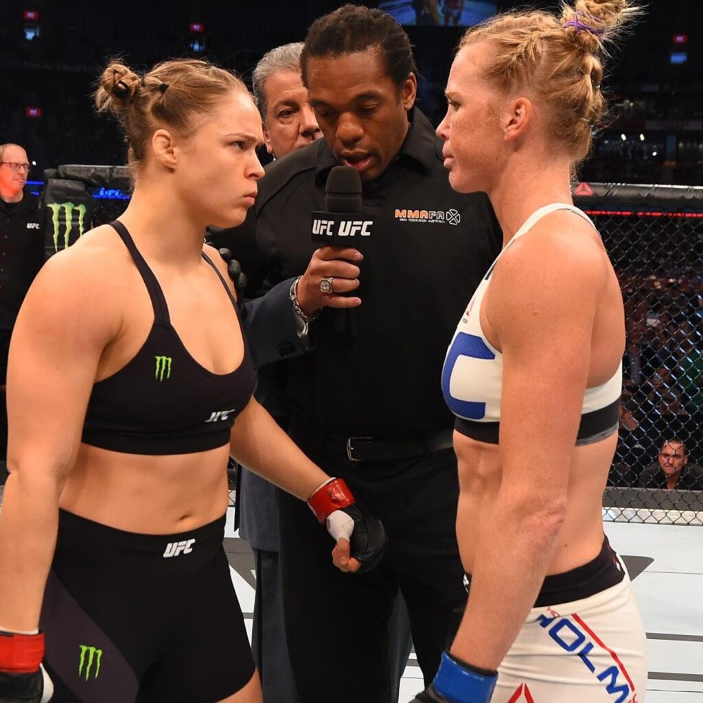 Biggest Underdog Upsets in UFC History 2 Holly Holm vs Ronda Rousey