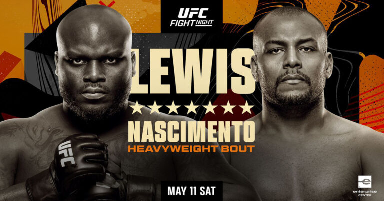 UFC Fight Night: Derrick Lewis vs. Rodrigo Nascimento Fight Card, Betting Odds, Start Time
