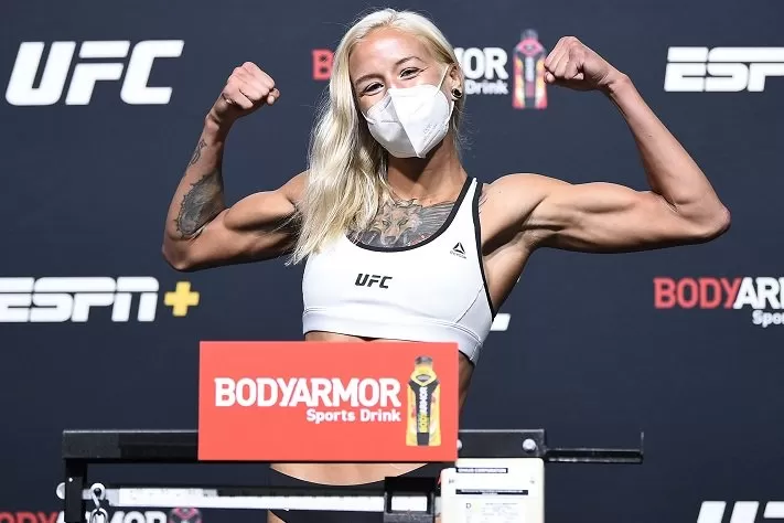 UFC star Mariya Agapova reveals she works as 'Trap house' tattoo artist amid fight delay: 'I know how to save people' 3 Mariya Agapova 2