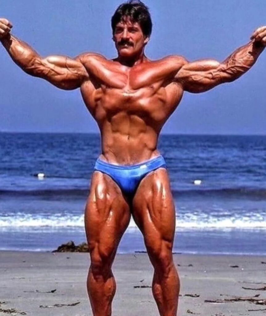 The Mike Mentzer Workout Routine 3 Mike Mentzer on Beach