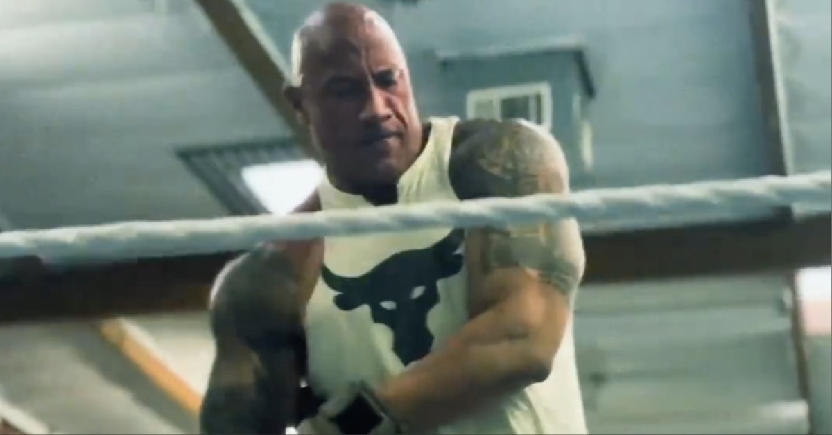 Video – Dwayne ‘The Rock’ Johnson spotted training hard for upcoming Mark Kerr biopic