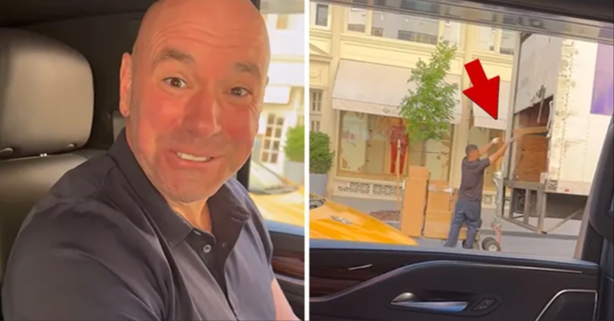 Dana White's viral video showing careless FedEx worker leads to him being fired