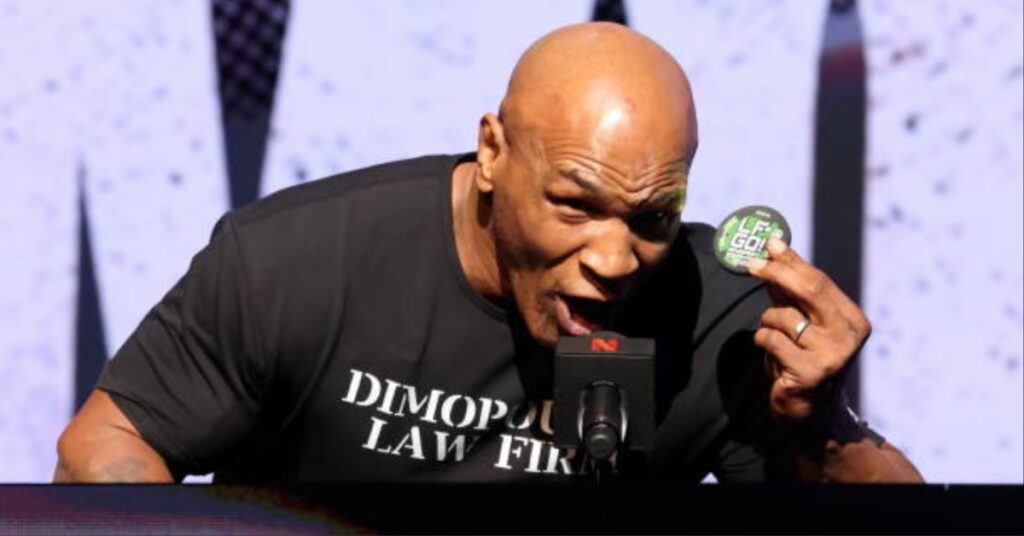 Mike Tyson terrifies reporter at Jake Paul presser after gimmick fight jab what did you call me