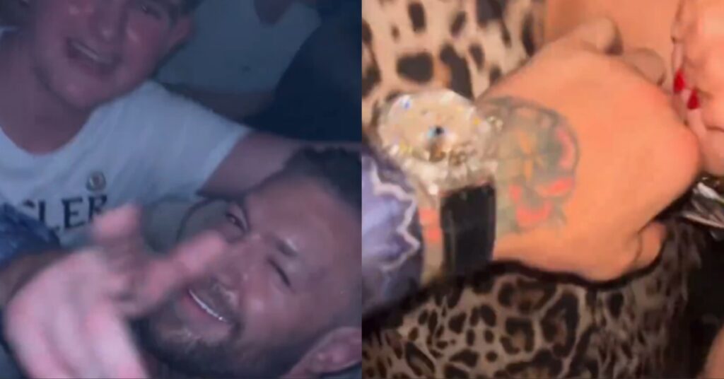 Conor McGregor ripped by fellow Irish UFC star after party night in Dublin: 'He's 6 weeks out from a fight blind drunk' 2 Video - UFC megastar Conor McGregor caught trying to peek behind woman's blouse on the dance floor
