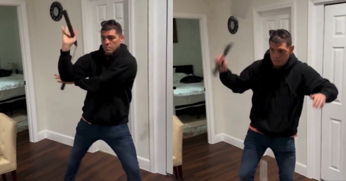 Video – Nick Diaz shows off nunchaku skills amid news of his return to the Octagon on August 3
