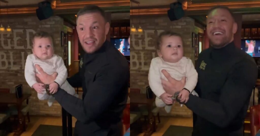 Video - UFC megastar Conor McGregor offers parenting advice to patrons at his Black Forge Inn pub