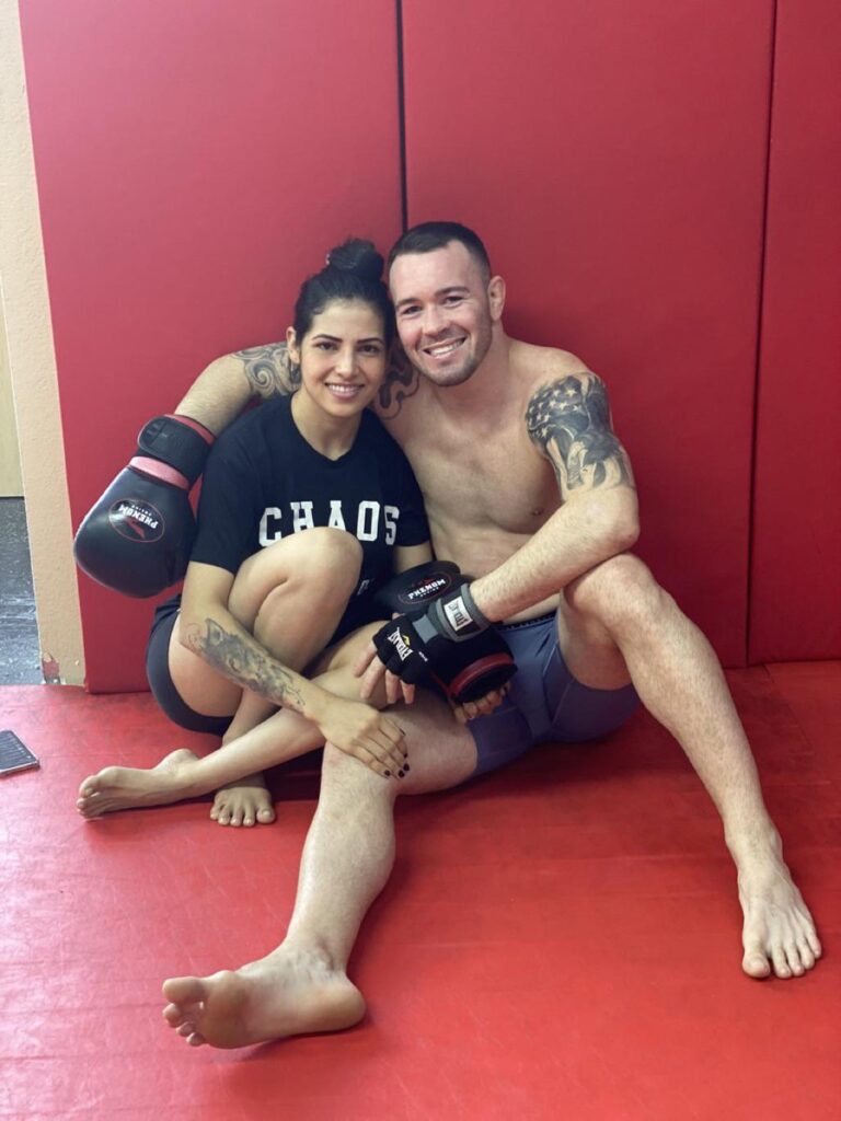 Colby Covington and Polyana Viana