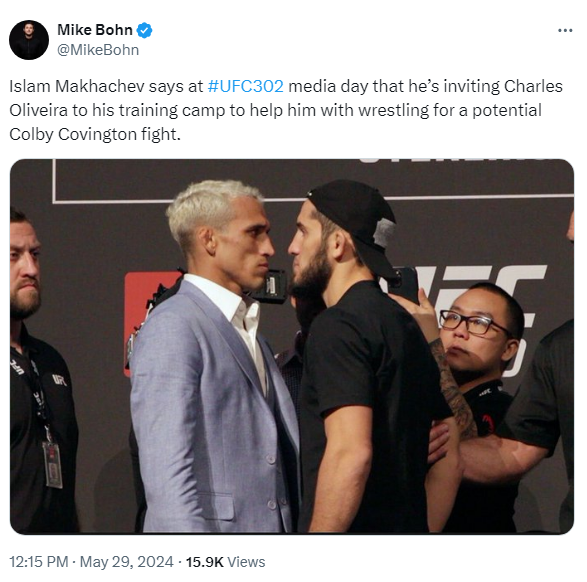 Islam Makhachev offers to help train Charles Oliveira ahead of rumored fight with Colby Covington 3 Islam Makhachev