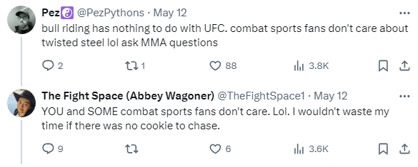 MMA journalist who asked Dana White about being branded snaps back at Ariel Helwani amid criticism 8 Dana White