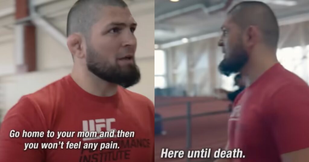 Khabib Nurmagomedov pushes Islam Makhachev to the limit in UFC 302 training go home to your mom