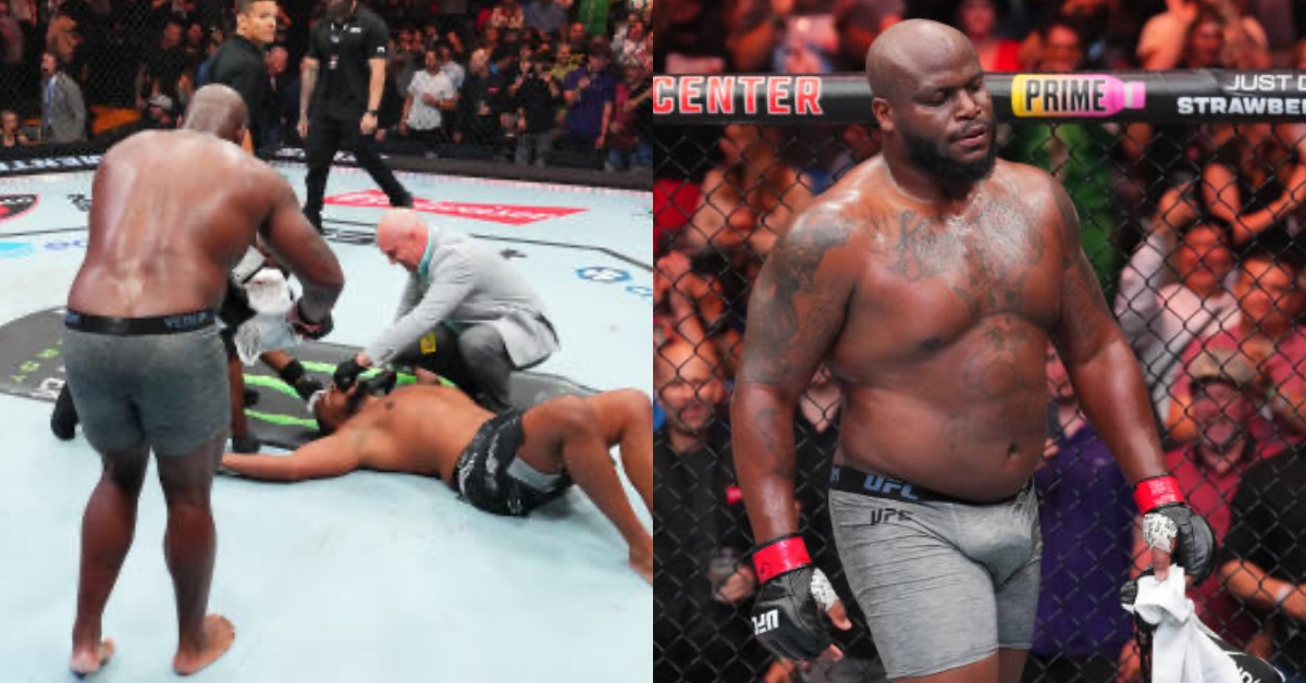 Derrick Lewis scores knockout win over Rodrigo Nascimento, moons crowd afterwards – UFC St. Louis Highlights