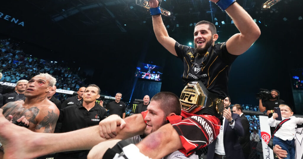 Khabib Nurmagomedov joins Islam Makhachev's training camp ahead of UFC 302 title fight 5 Islam Makhachev and Khabib