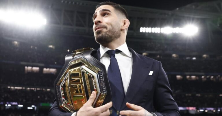 UFC featherweight champion Ilia Topuria awkwardly pays tribute to himself on Instagram