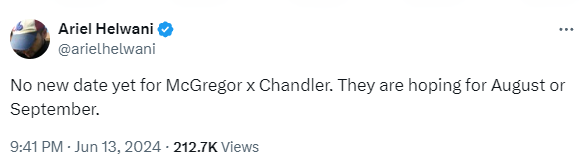 Desperate to replace Conor McGregor at UFC 303, the promotion sent 'Feelers' to Max Holloway and Dricus Du Plessis 4 Helwani on Conor McGregor vs. Chandler