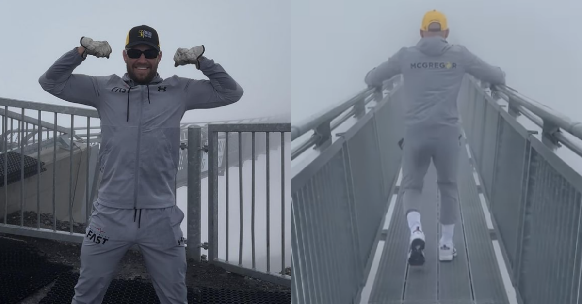 Video - Conor McGregor makes journey to Glacier 3000 in Switzerland: 'Who gets high like the Mac daddy?' 1 Conor McGregor makes journey to Glacier 3000 in Switzerland who get higher than the Mac Daddy