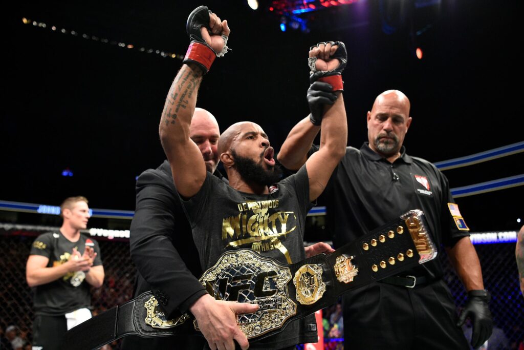 UFC flyweight champion Alexandre Pantoja dreams of one day fighting P4P great Demetrious Johnson 2 Demetrious Johnson