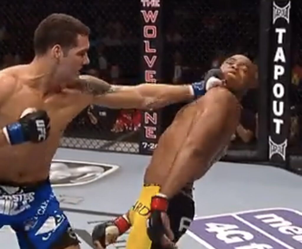 Biggest Upsets in UFC History 4 Anderson Silva vs. Chris Weidman UFC 162