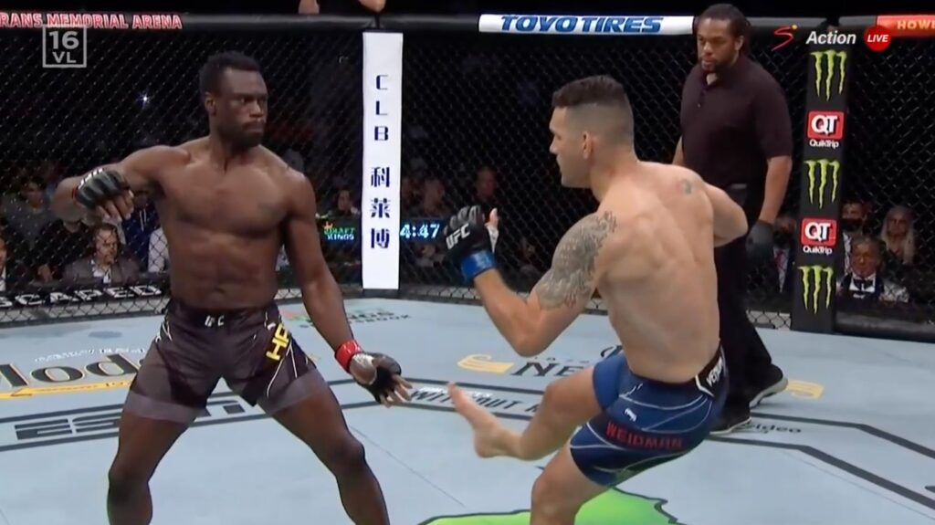 Most Gruesome UFC Injuries 3 Chris Weidman vs. Uriah Hall
