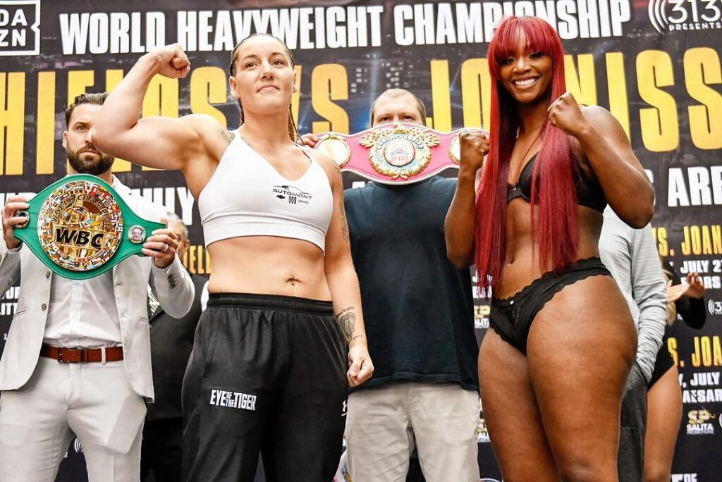 Claressa Shields Heavyweight Title Challenge: "She's going to sleep" 2 Claressa Shields Heavyweight Vanessa Lepage Joanisse