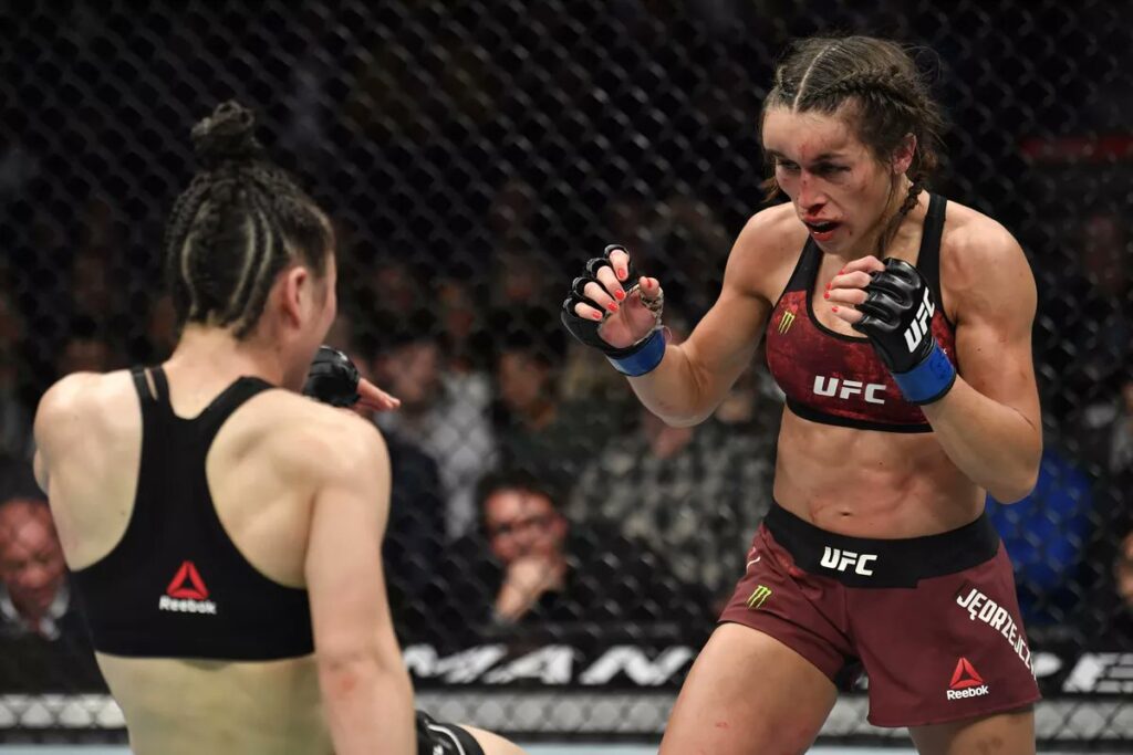 Most Gruesome UFC Injuries 6 Joanna Jedrzejczyk vs. Weili Zhang