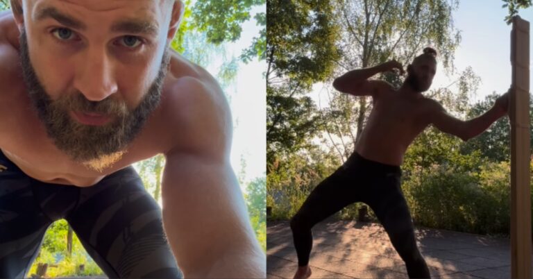 Video - Jiri Prochazka returns to his unusual training methods days after brutal KO loss at UFC 303