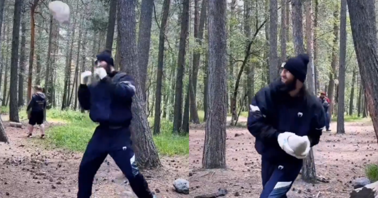 Khamzat Chimaev returns to training after illness scrapped UFC return fans rip him as pullout merchant