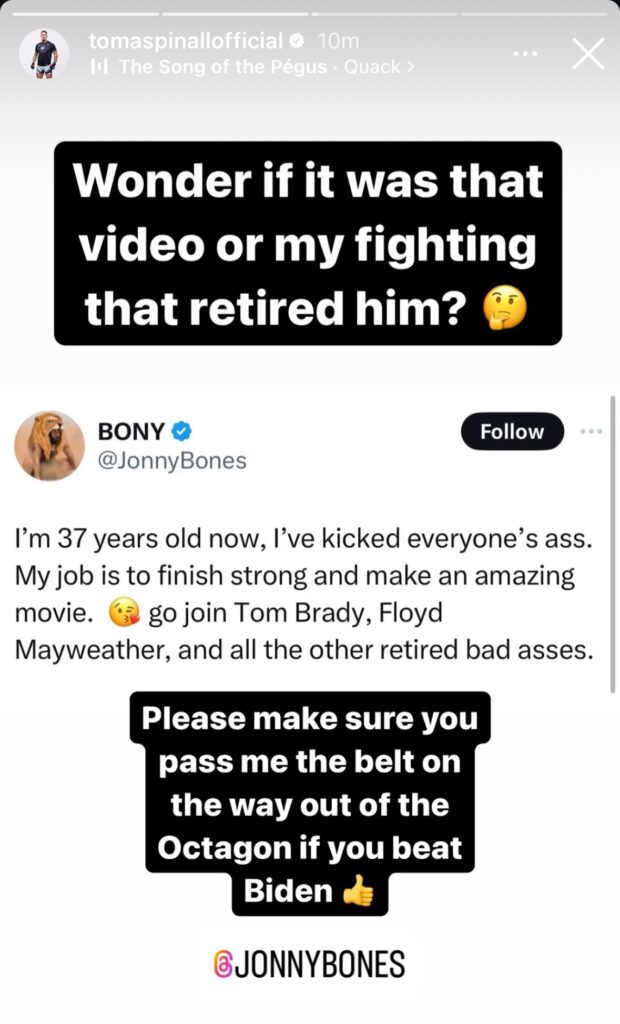 Tom Aspinall Responds To Jon Jones: "Pass me the belt on the way out” 4 Tom Aspinall