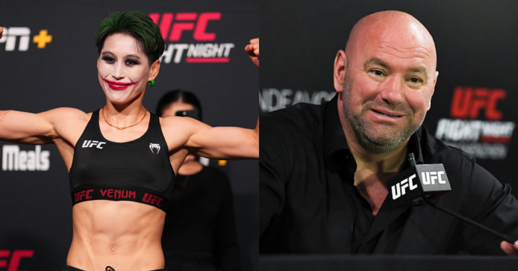 Wang Cong Dana White UFC
