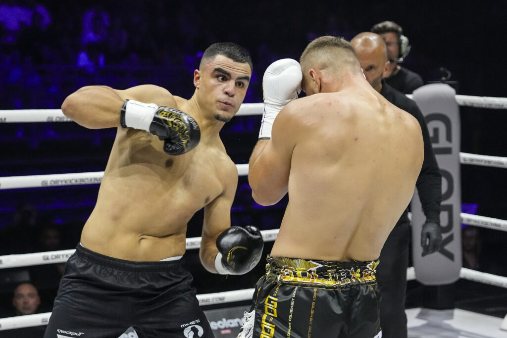 Watch: LIVER SHOT! Cem Caceres Brutally Knocks Out Latescu in Round One After Stepping in on Short Notice 3 Stefan Latescu vs Cem Caceres GLORY 94