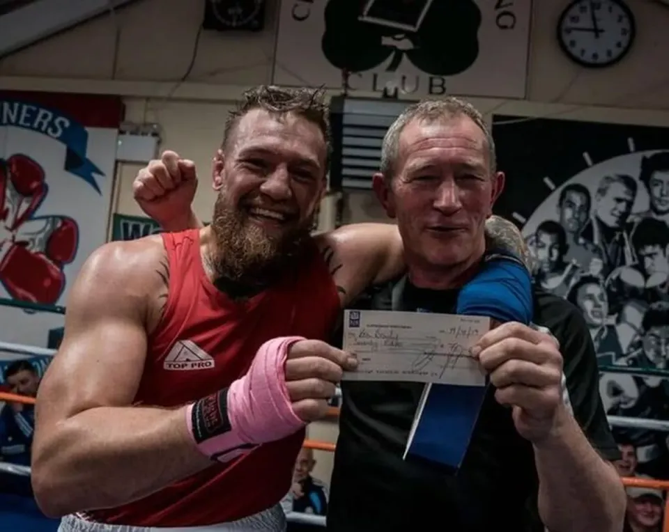 Conor McGregor pays off £60 plumbing tool debt 15 years later 2 conor brady