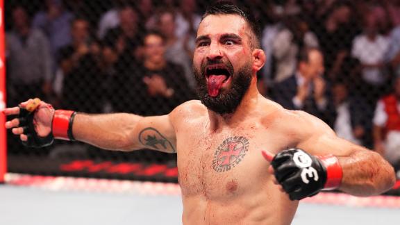 Report - Benoit Saint Denis returns in fire fight with Joel Alvarez at UFC 315 in Canada 3 dm 230902 saint denis tko