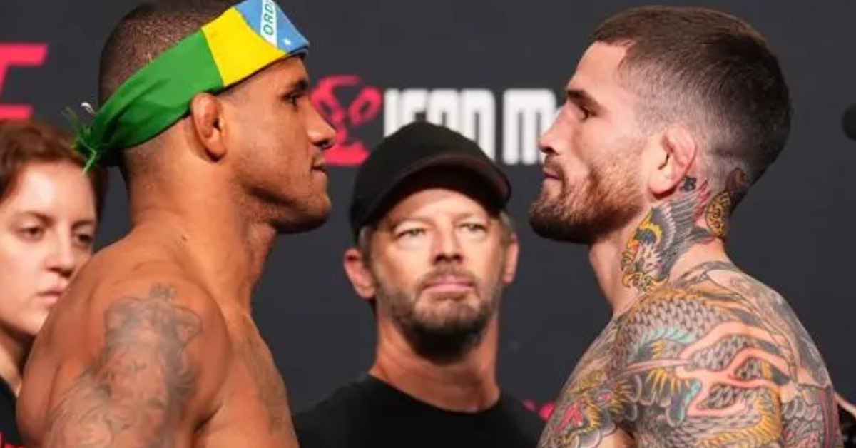 Gilbert Burns Confident He’ll Finish Sean Brady Quickly, But Prepared for Five-Round War 1 Gilbert Burns, Sean Brady